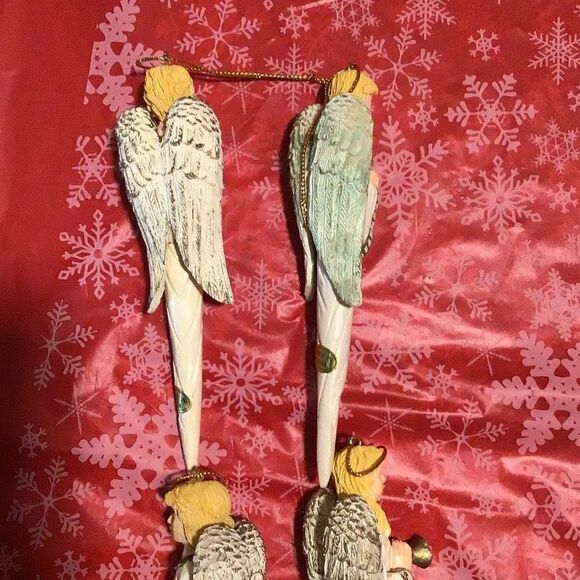 Ornaments set of four angel ornaments - Picture 5 of 5